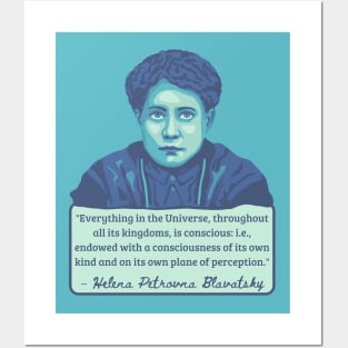 H. P. Blavatsky Portrait and Quote Posters and Art